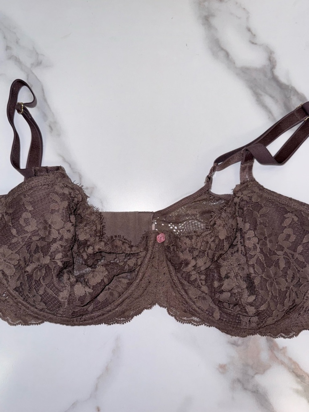 Victoria's Secret Brown Lace Bra